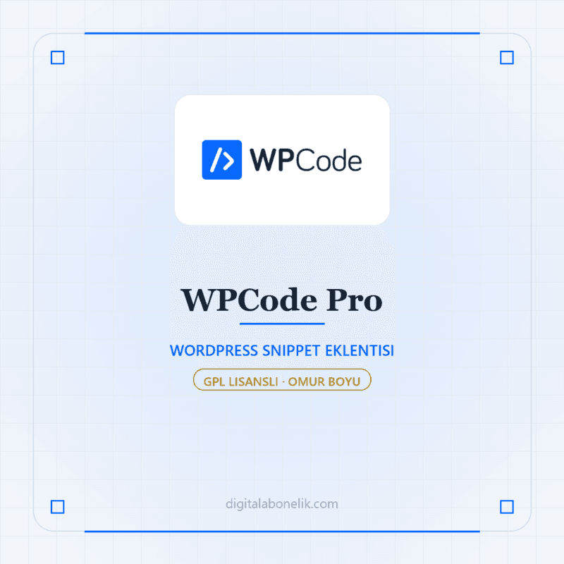 🧩 WPCode Pro - DigitalAbonelik
