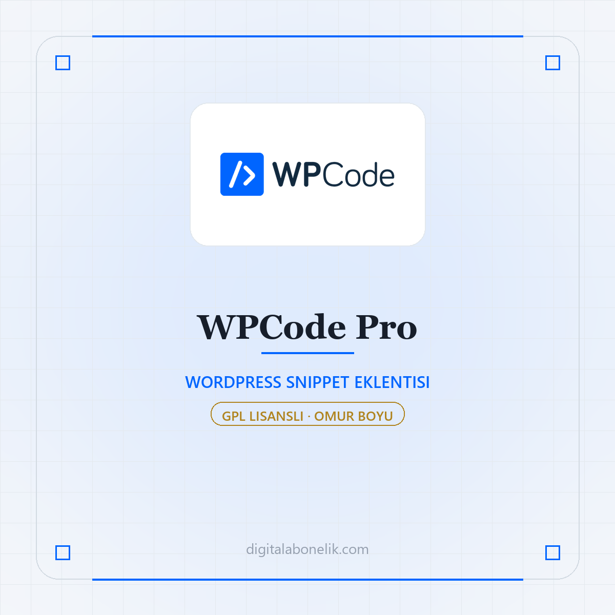 🧩 WPCode Pro 🧩 WPCode Pro - DigitalAbonelik