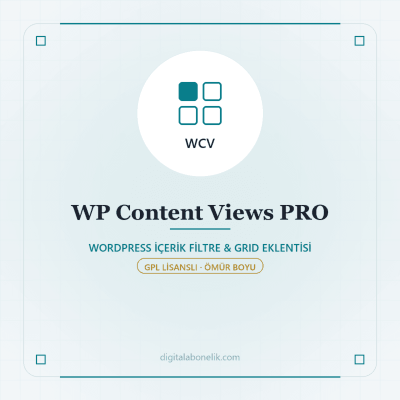 WP Content Views PRO - DigitalAbonelik