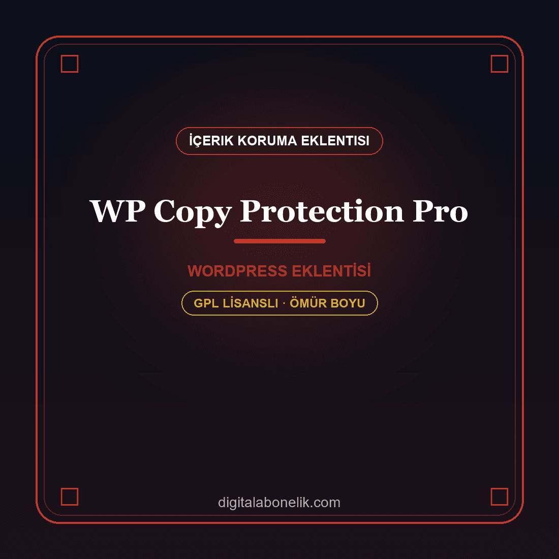 WP Copy Protection Pro Copy Protection Pro – WordPress İçerik Kopyalama Koruma Eklentisi - Görsel 1