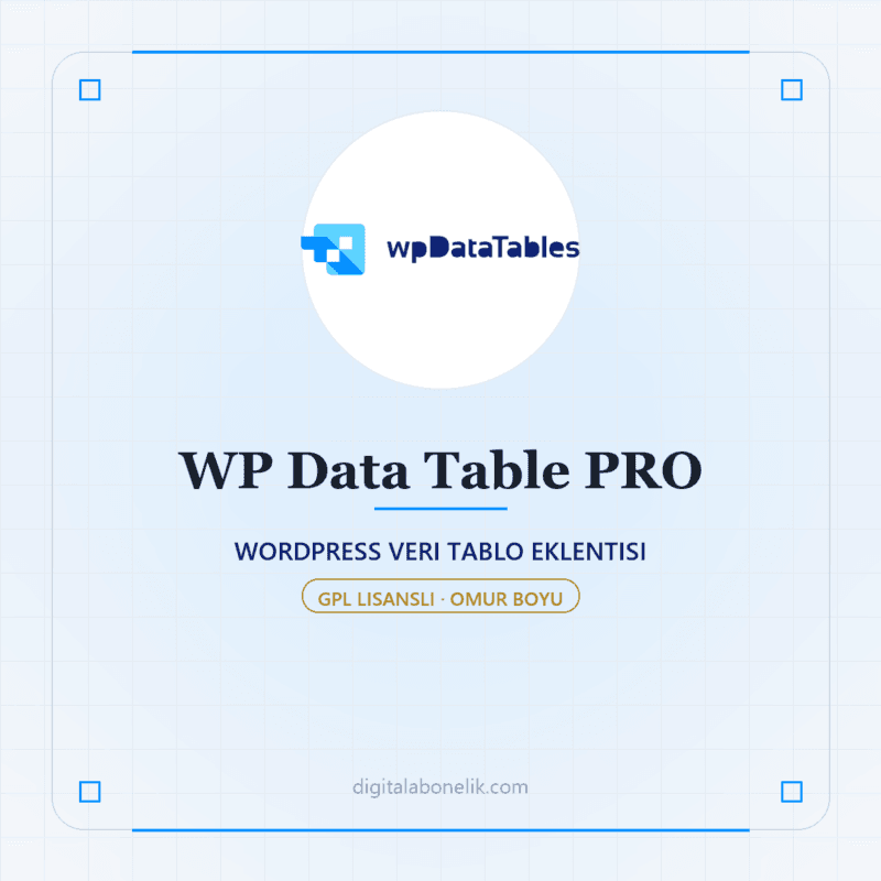WP Data Table PRO - DigitalAbonelik