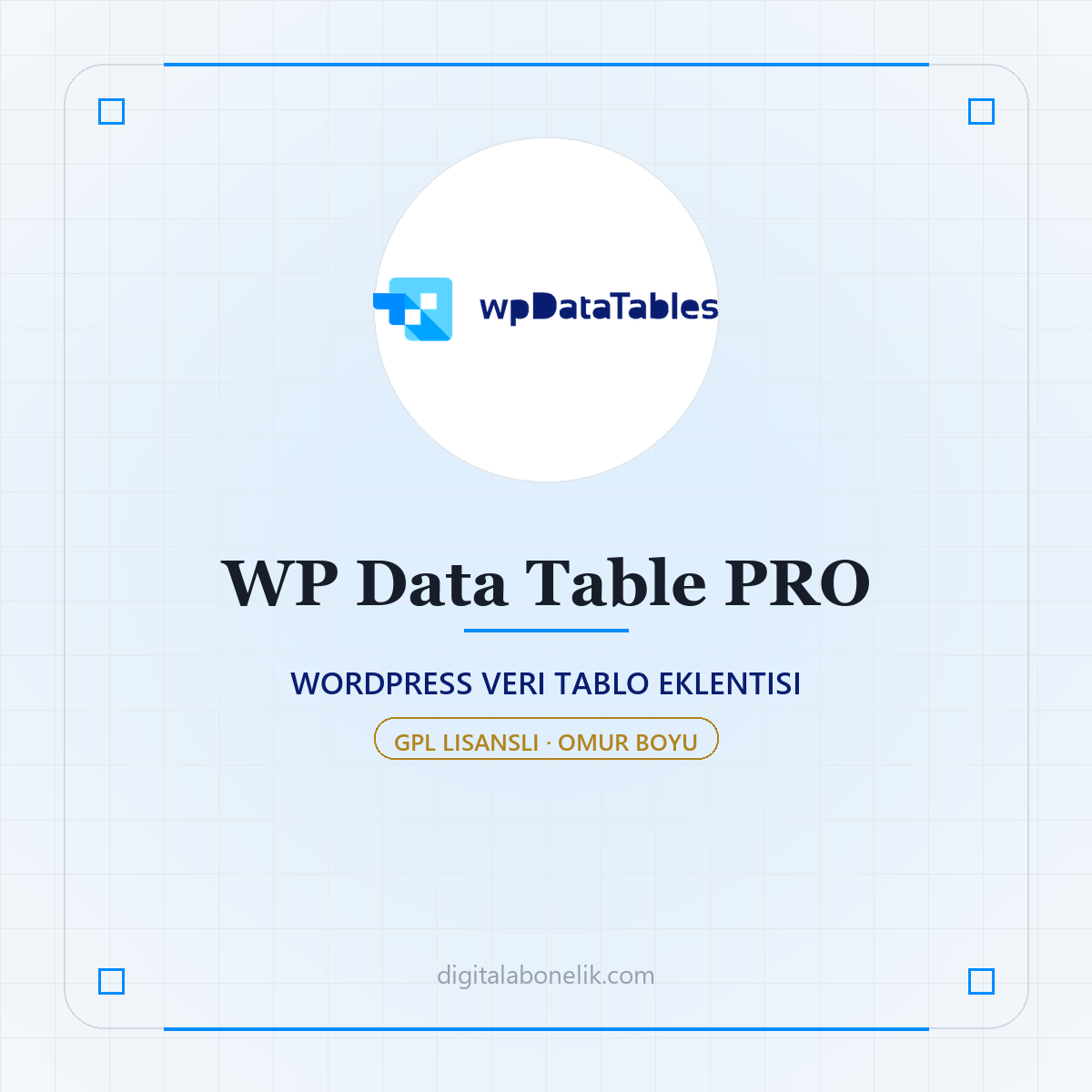 WP Data Table PRO WP Data Table PRO - DigitalAbonelik