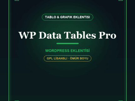 wpDataTables Pro – WordPress Tablo & Grafik Oluşturucu