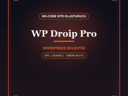 Droip Pro – WordPress No-Code Web Sitesi Oluşturucu