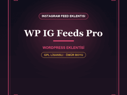 IG Feeds Pro – WordPress Instagram Feed & Galeri Eklentisi