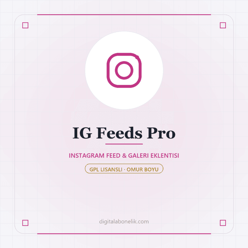 IG Feeds Pro - DigitalAbonelik