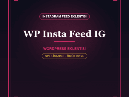 Insta Feed – WordPress Instagram Akışı Gösterim Eklentisi