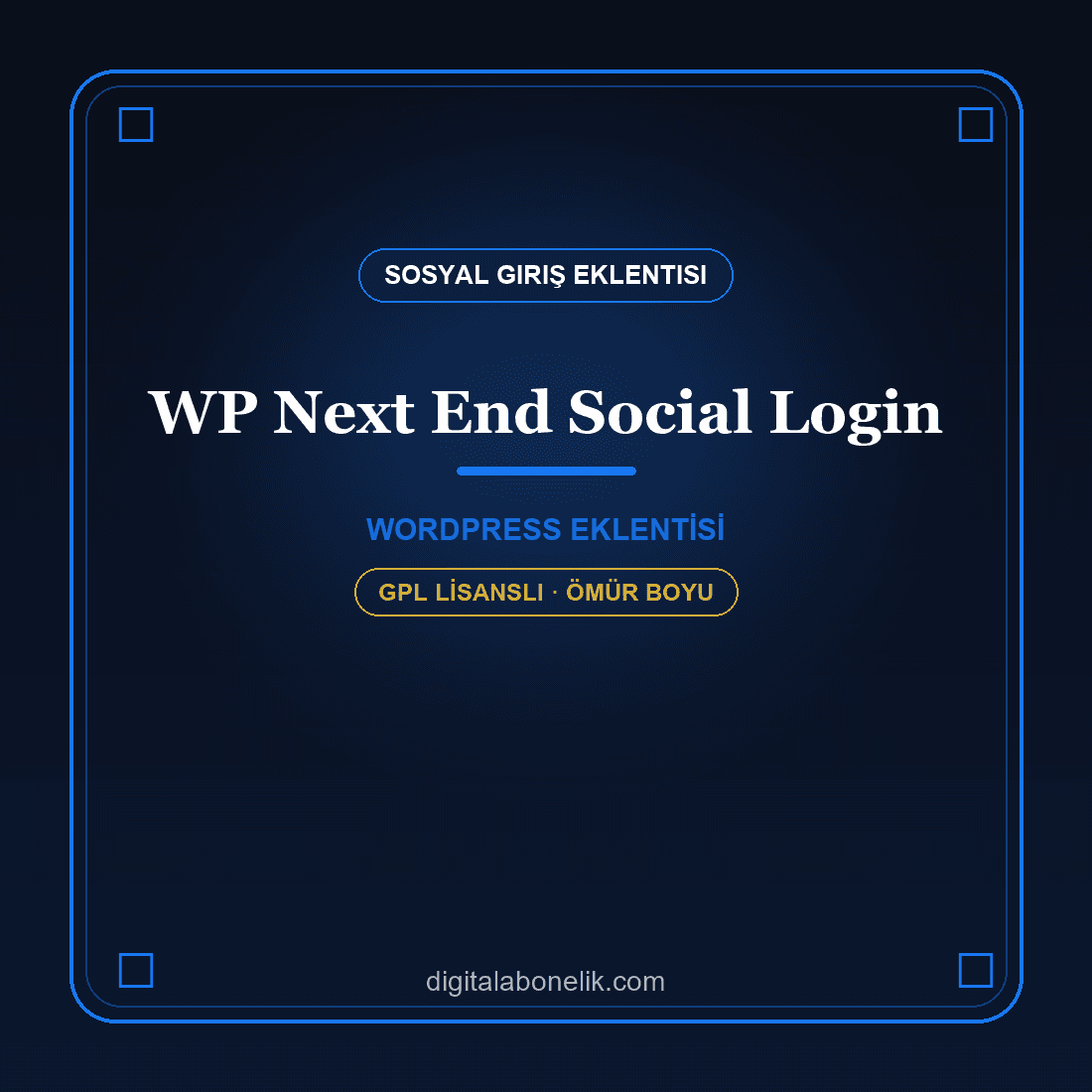 WP Next End Social Login Nextend Social Login – Google & Facebook Giriş Eklentisi - Görsel 1
