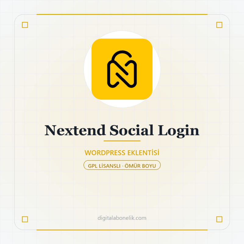 Nextend Social Login - DigitalAbonelik