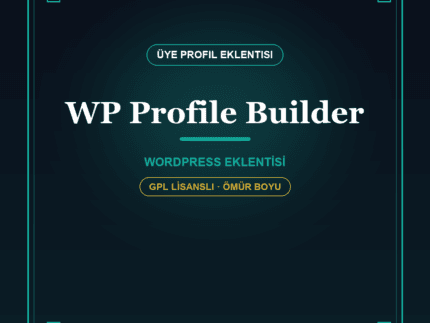 Profile Builder Pro – WordPress Üye Kayıt & Profil Eklentisi