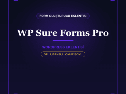 SureForms Pro – Modern & Hızlı WordPress Form Eklentisi