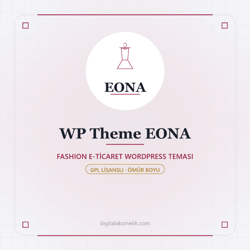 WP Theme EONA - DigitalAbonelik