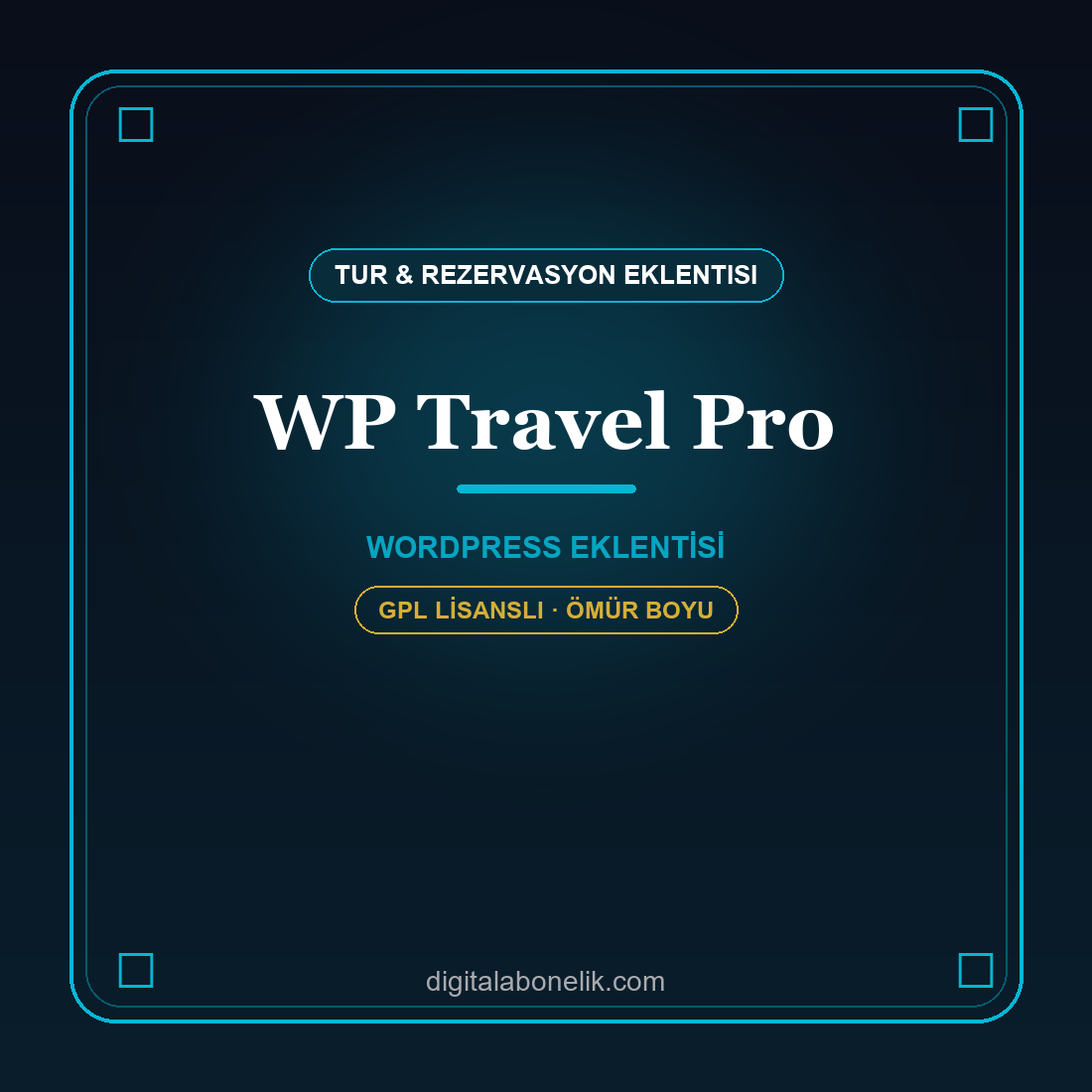 WP Travel Pro WP Travel Pro – WordPress Tur & Seyahat Rezervasyon Eklentisi - Görsel 1