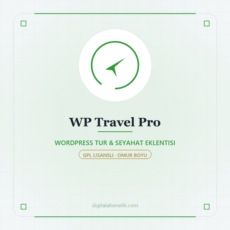 WP Travel Pro - DigitalAbonelik
