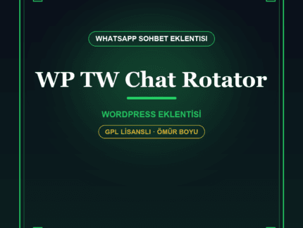 Chat Rotator – WhatsApp Çoklu Temsilci Sohbet Eklentisi