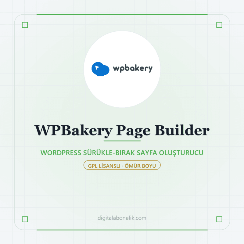 WPBakery Page Builder - DigitalAbonelik