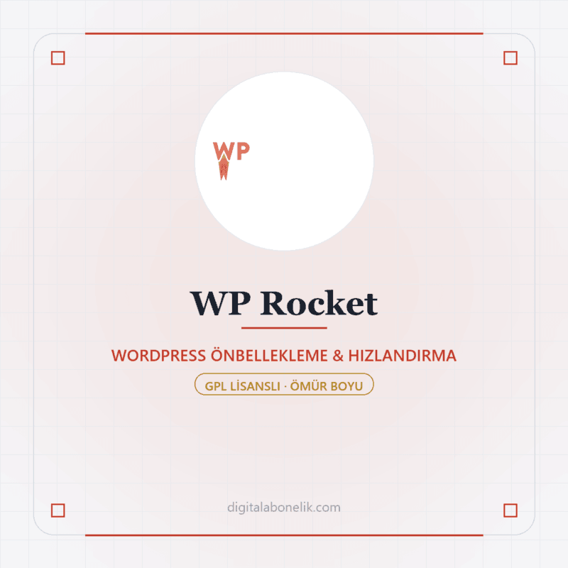 WP Rocket - Wordpress Önbellekleme & Hizlandirma - DigitalAbonelik