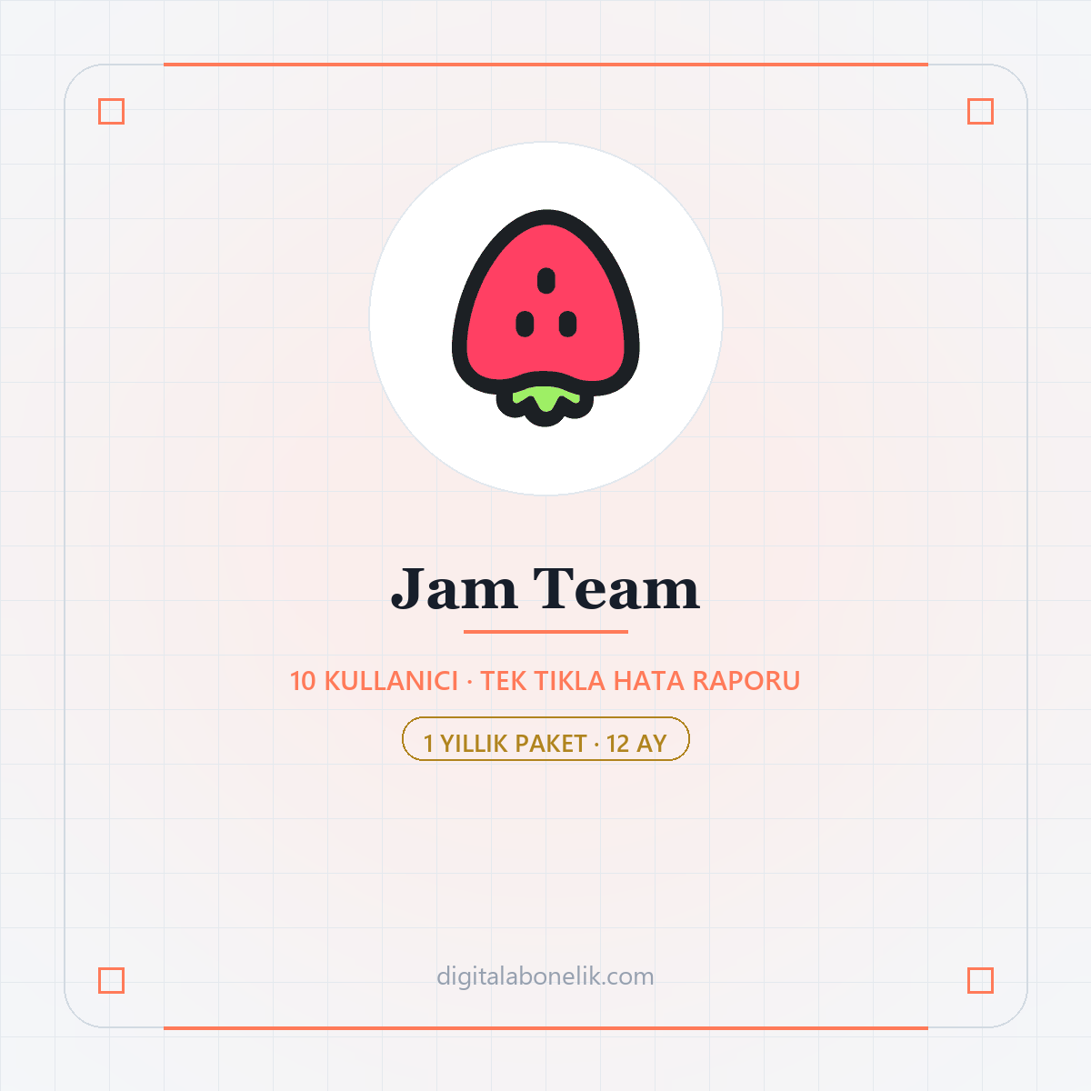 Jam Team 12 Aylık Jam Team 12 Aylık - DigitalAbonelik