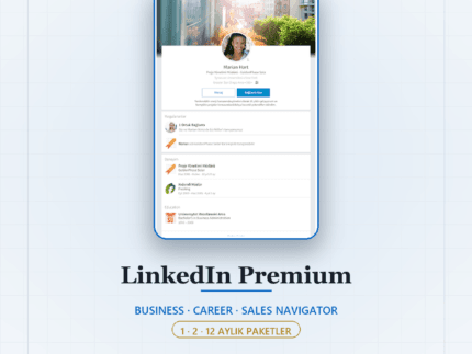 LinkedIn Premium gerçek profil ekranı - DigitalAbonelik