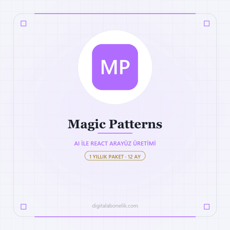 Magic Patterns 12 Aylık - DigitalAbonelik