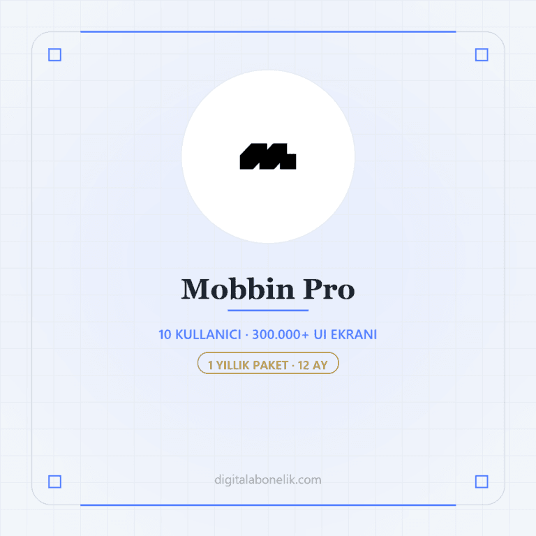 Mobbin Pro 12 Aylık - DigitalAbonelik