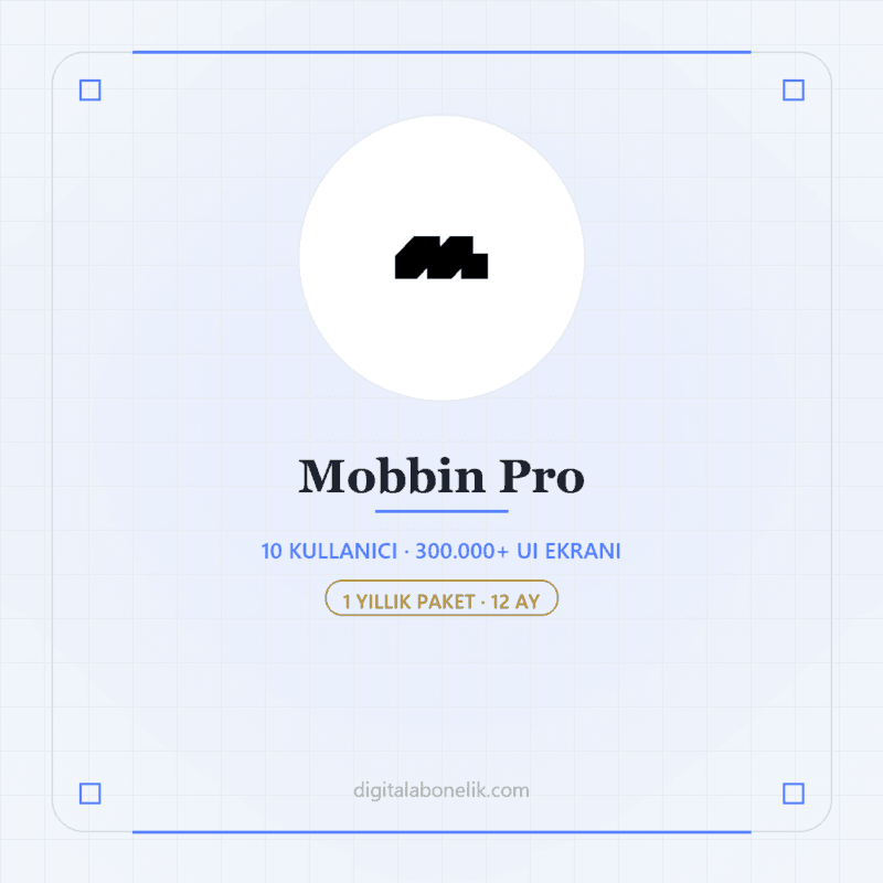 Mobbin Pro 12 Aylık - DigitalAbonelik