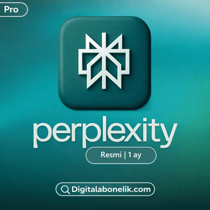 Perplexity Pro 1 Aylik Abonelik