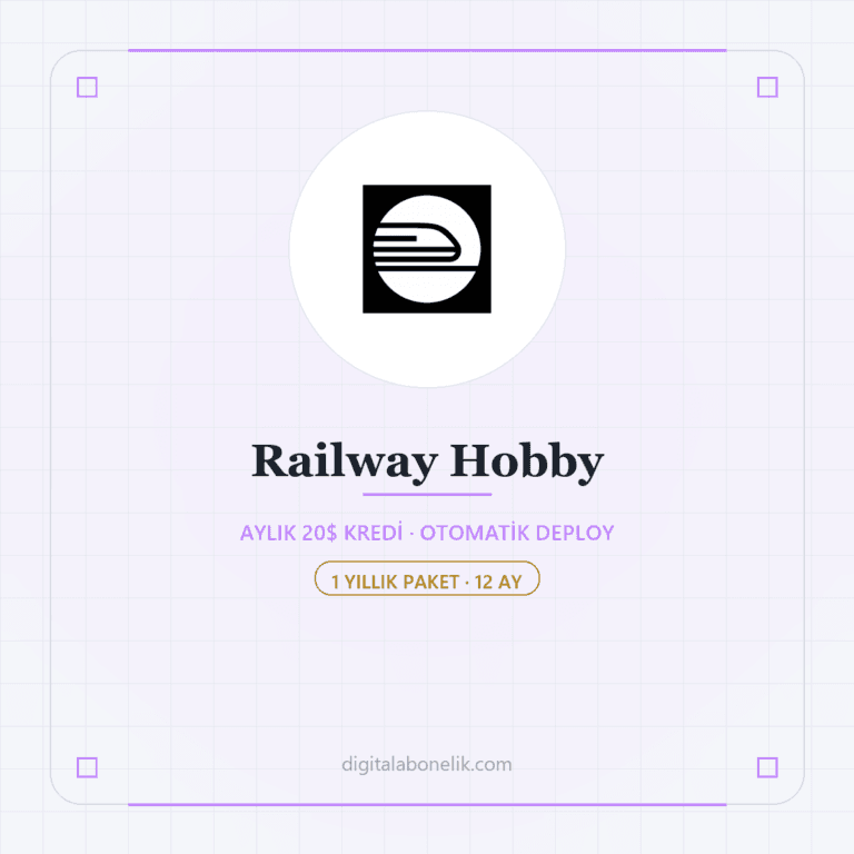 Railway Hobby 12 Aylık - DigitalAbonelik