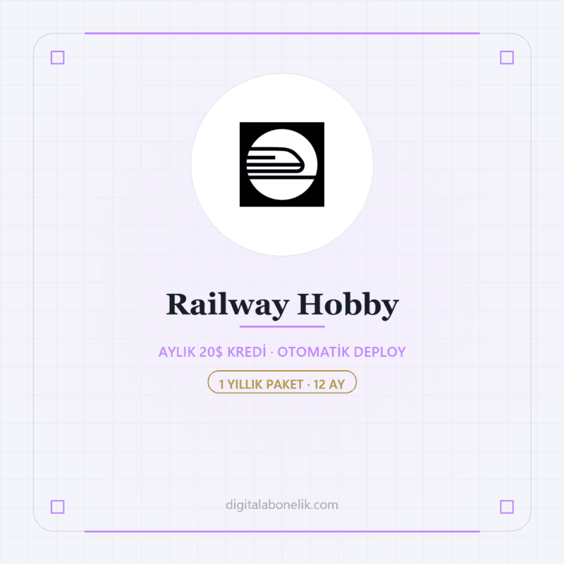 Railway Hobby 12 Aylık - DigitalAbonelik