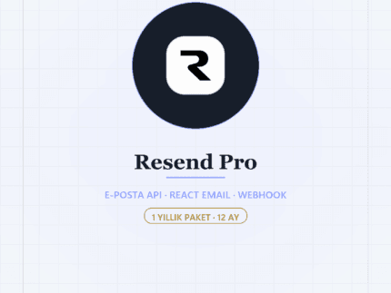 Resend Pro 12 Aylık - DigitalAbonelik