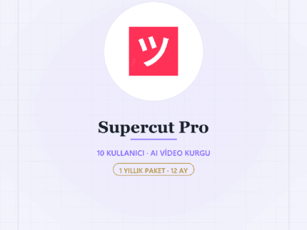 Supercut Pro 12 Aylık - DigitalAbonelik